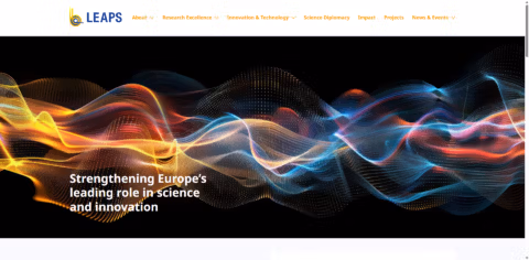 Screenshot Leaps Website
