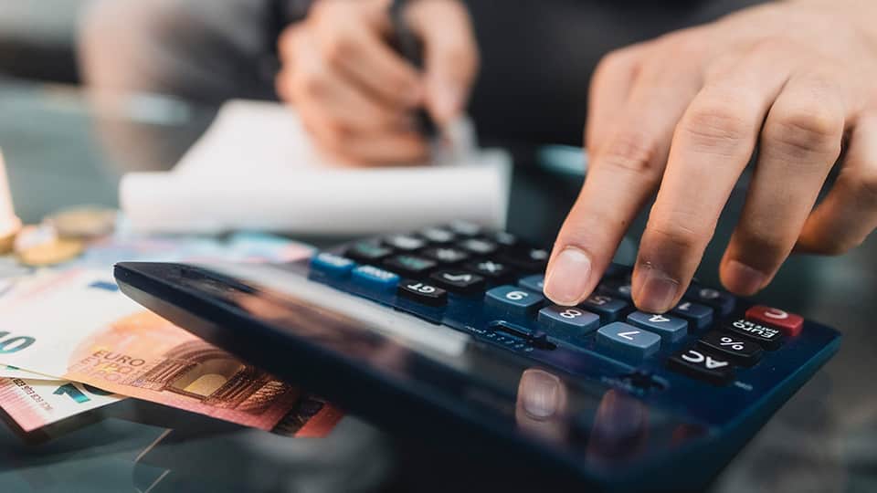 inflation genau ausrechnen mit dem taschenrechner